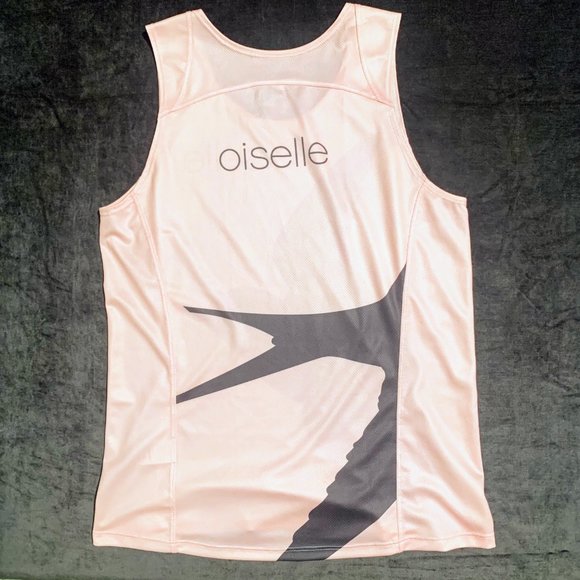 NWOT Oiselle Pink Team Running Tank Singlet M - Picture 4 of 5